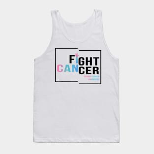 Fight Thyroid Cancer Shirt I Can Tank Top